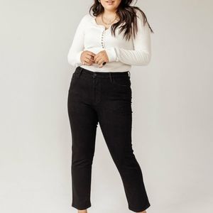 Vervet Straight Leg High Waisted Jeans